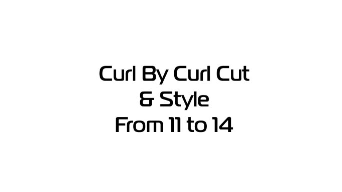 Curly Children Under the Age 11 to 14